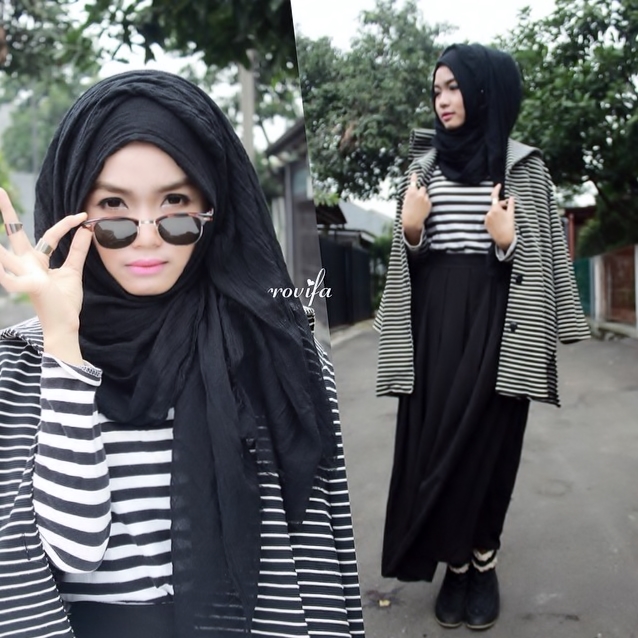 Shown stand out when Travelling  Hijab Fashion and Styles
